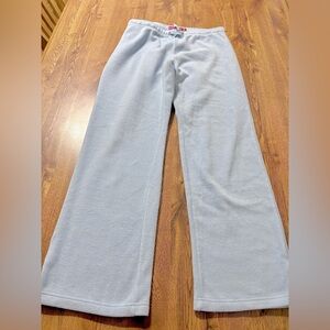 Ladies NWOT  Warm  And Cozy Light Blue SO Sweatpants Sz. Medium